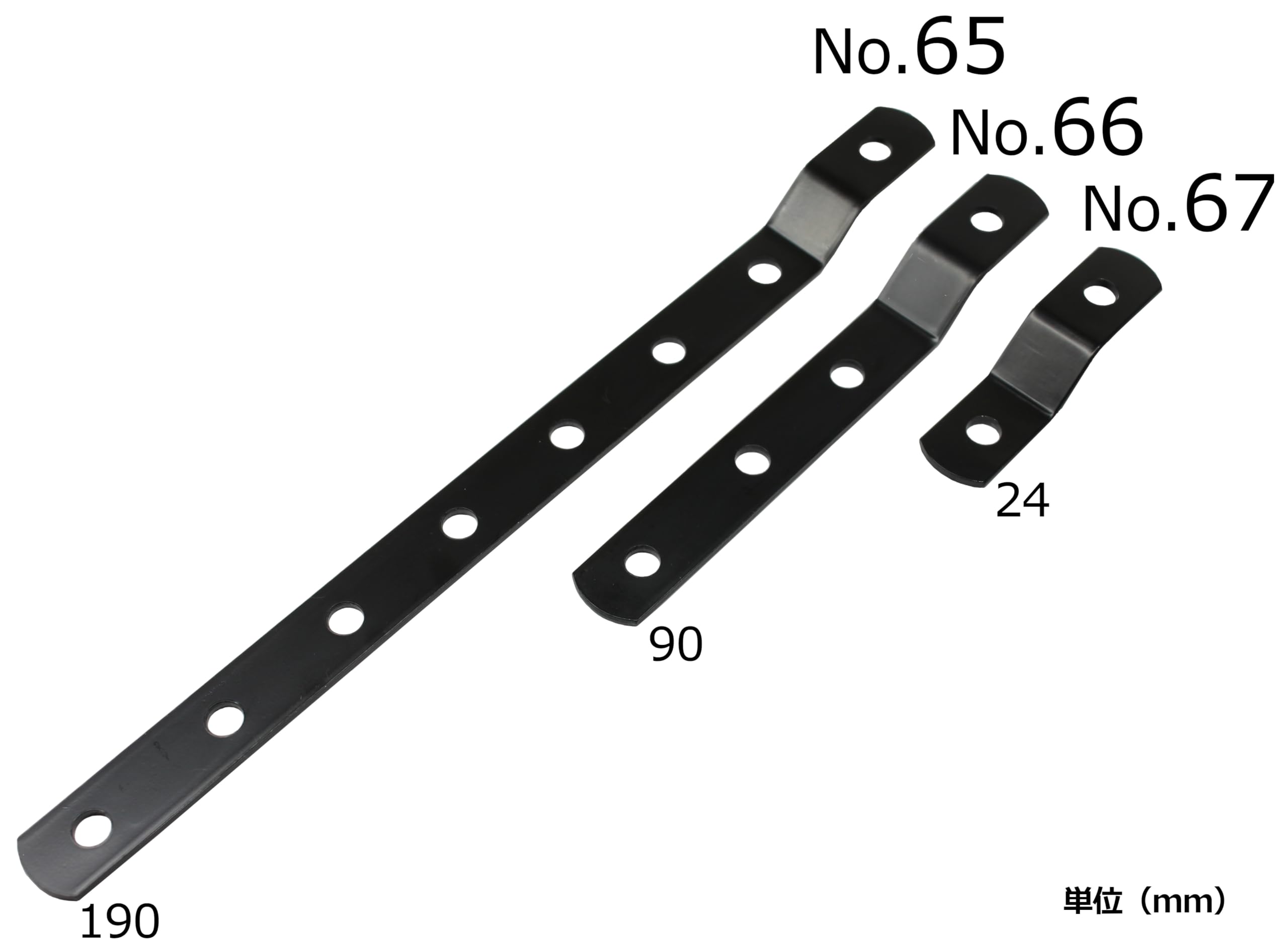 Amazon.co.jp: コニ・ビオラ補強金具黒No.67鈍角Z型62×12mm2本