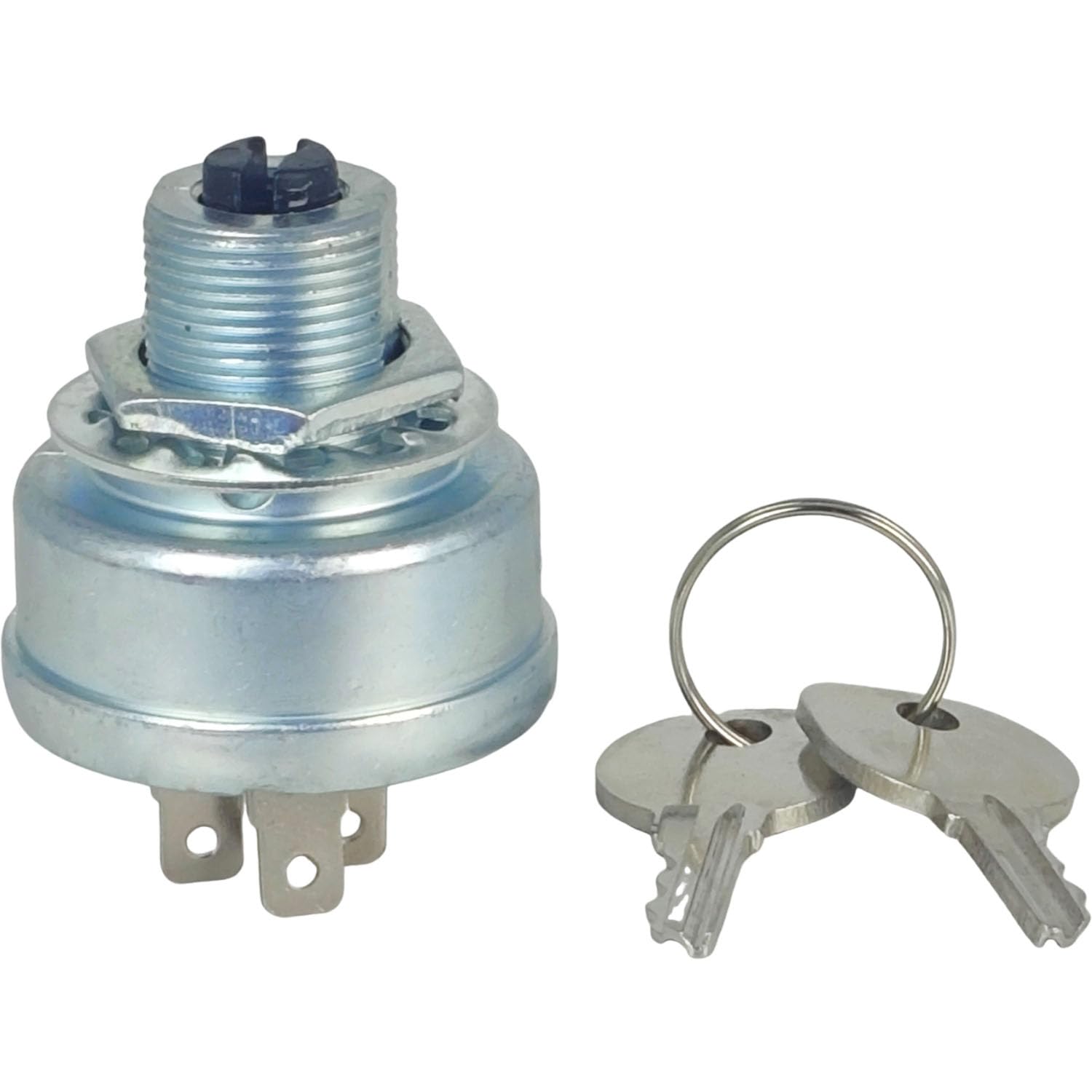 Ignition Switch w/Key 60736C2 Compatible with Case IH Farmall 100 130 140 Cub 154 184 Gas 185 Lo Boy Compatible with Cub Cadet 70 72 100 102 105 122 128 149 Tractor 392950R92 60736C1 1700-0949