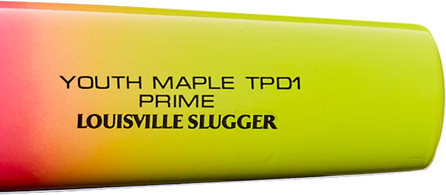 Louisville Slugger Youth Prime TPD1 Torpedo-Shaped Maple Wood Baseball Bats - (28", 29", 30", 31")