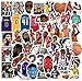 100pcs autocollants étoile de basket-ball NBA autocollants petits autocollants pour d'eau planche à roulettes vélo ordinateur voiture autocollants imperméables pour enfants garçon adolescents ...