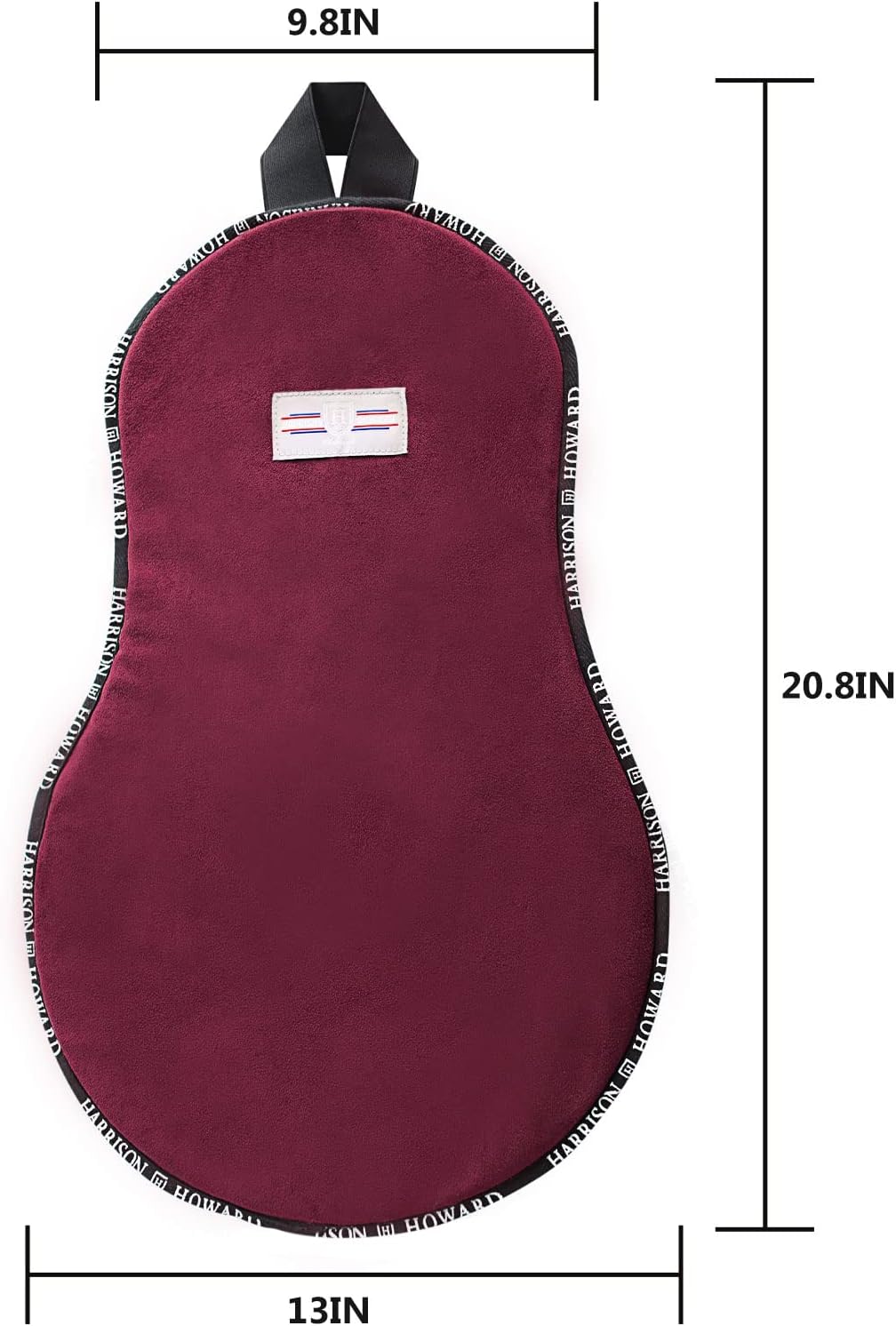 Harrison Howard Trail Seat Saver Western Tack Saddle Ride-on Pad with Cushion Bottom Helps Distribute Back Pressure