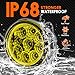 qobsos LED Fog Light For Nissan Juke 2011-2014 Pair 3.5 Inch Round Fog Light Lamp Assemblies Yellow Lens 55W 3000k Warmwhite 300% Brightness,Plug and Play,Pack of 2