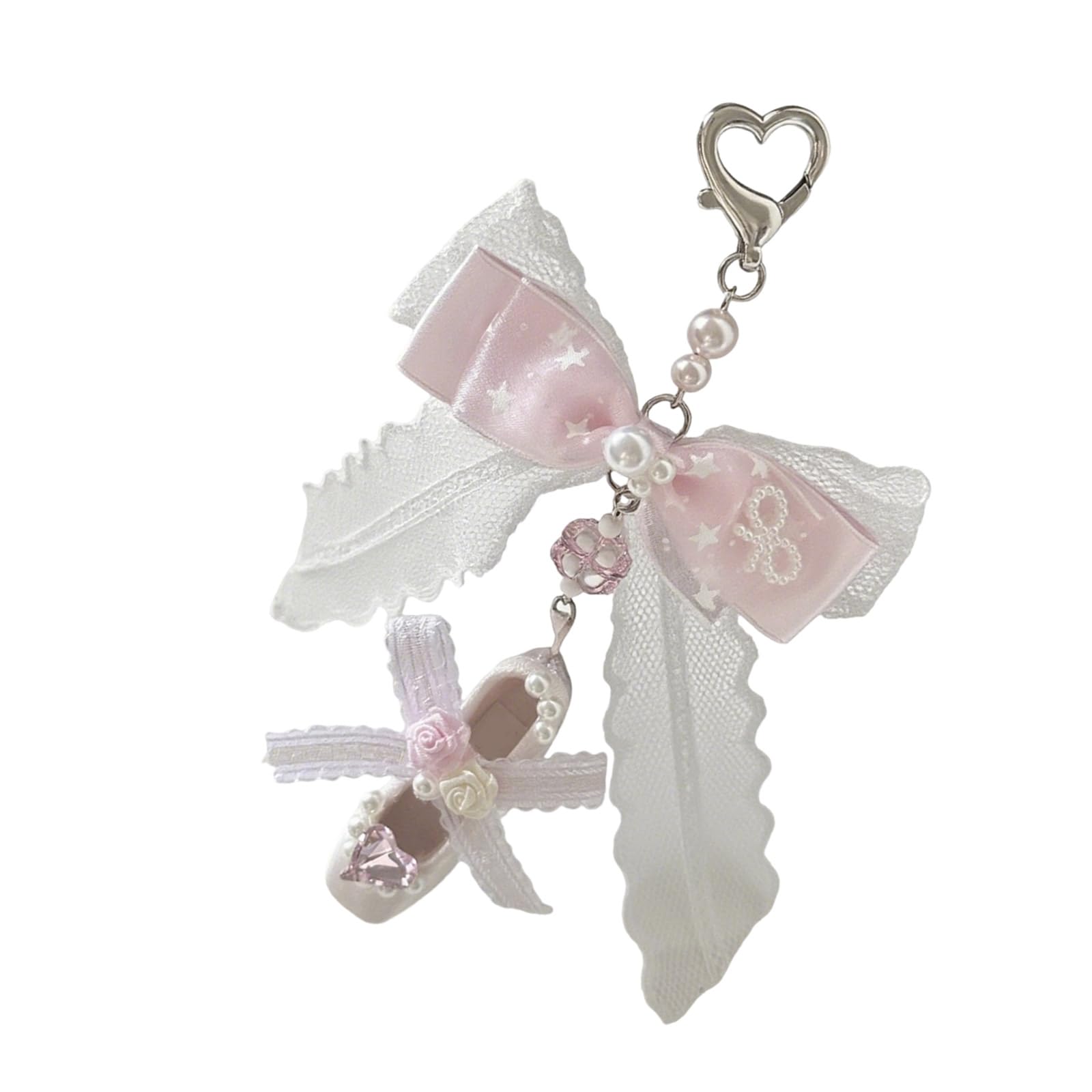 Abalorio de mariposa para bolsos de mujer llavero decorativo con perlas