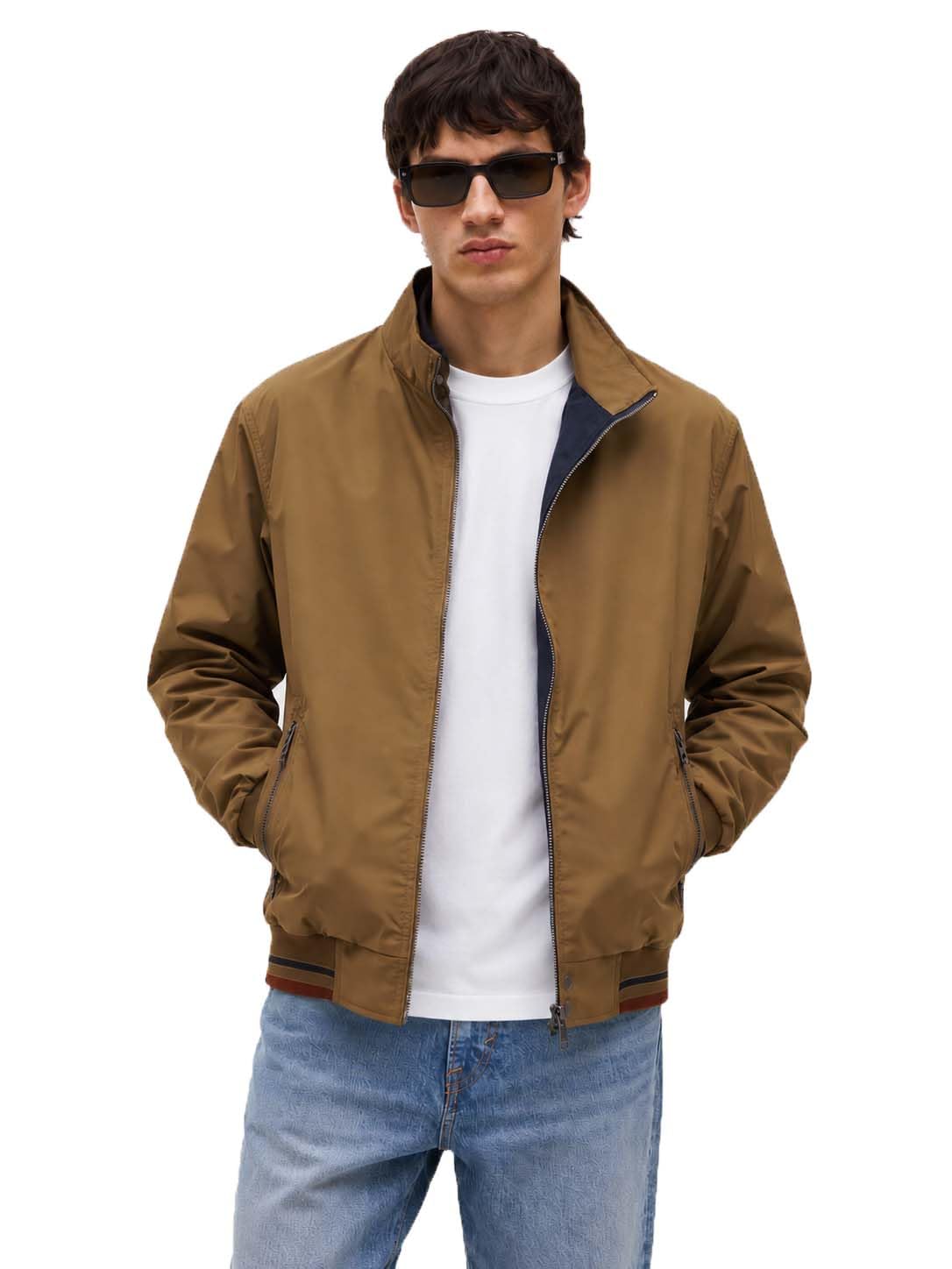 lymio Men's Casual Bomber Jacket | Lightweight Polyester Windcheater | Full Sleeve Regular Fit Outdoor Jacket(1-J-04-06)-picture-55
