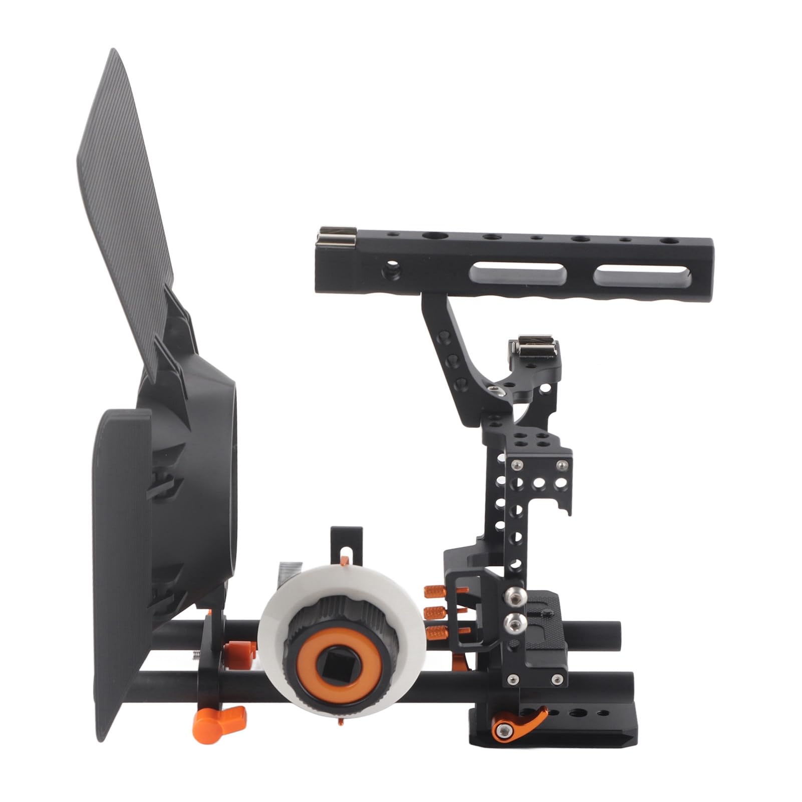 C500‑1 Set Gabbia per Fotocamera con Matte Box per Riprese Video Professionali per GH4 A7S A7R, Alluminio Leggero, 1 unità