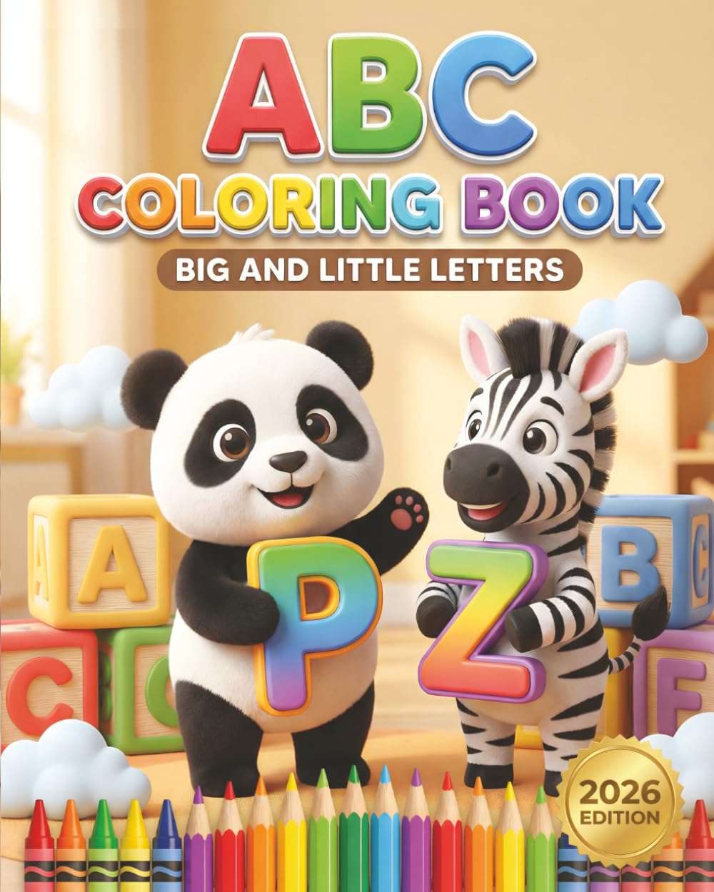 ABC Coloring Book: Learn and Color the Alphabet
