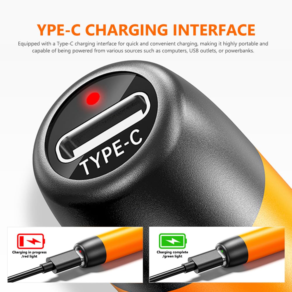 Fer à souder électrique portable USB, stylo de soudage intelligent multifonctionnel avec fonction de réglage de la température de 260 à 420 ℃ pour la réparation et l'entretien du (Orange)