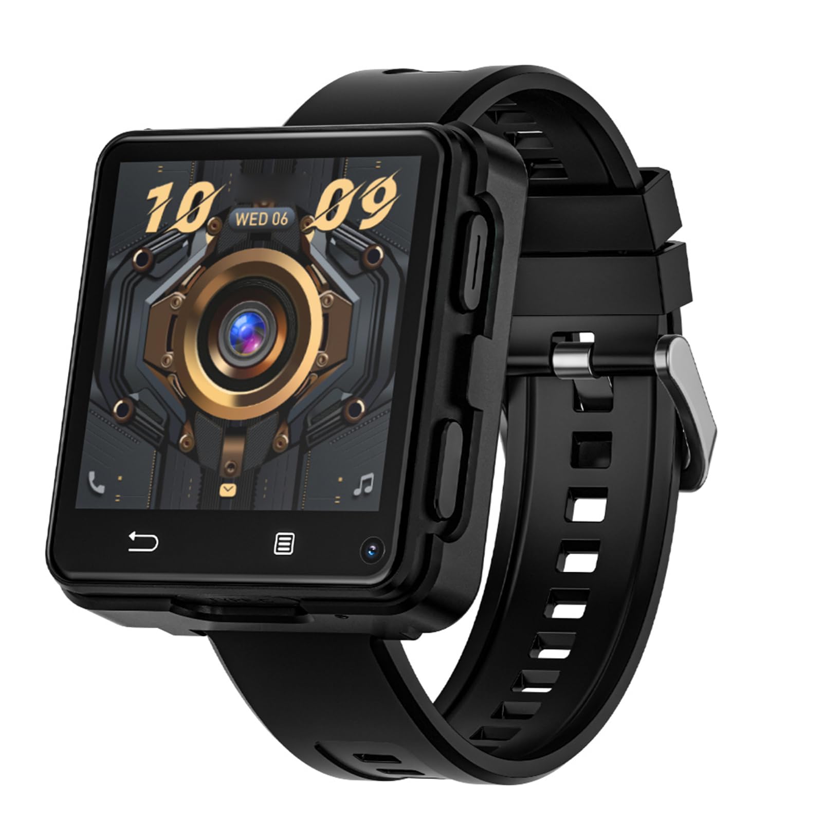 Aoresac wasserdichte Smartwatch mit 2,64-Zoll-Touchscreen, GPS und BT, Schrittzähler, für Navigation und Musik, 4 GB + 64 GB Speicher