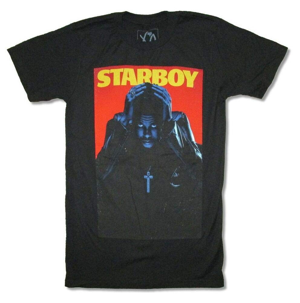 2688 Weeknd Starboy Mens Black T Shirt New Adult XO Merch