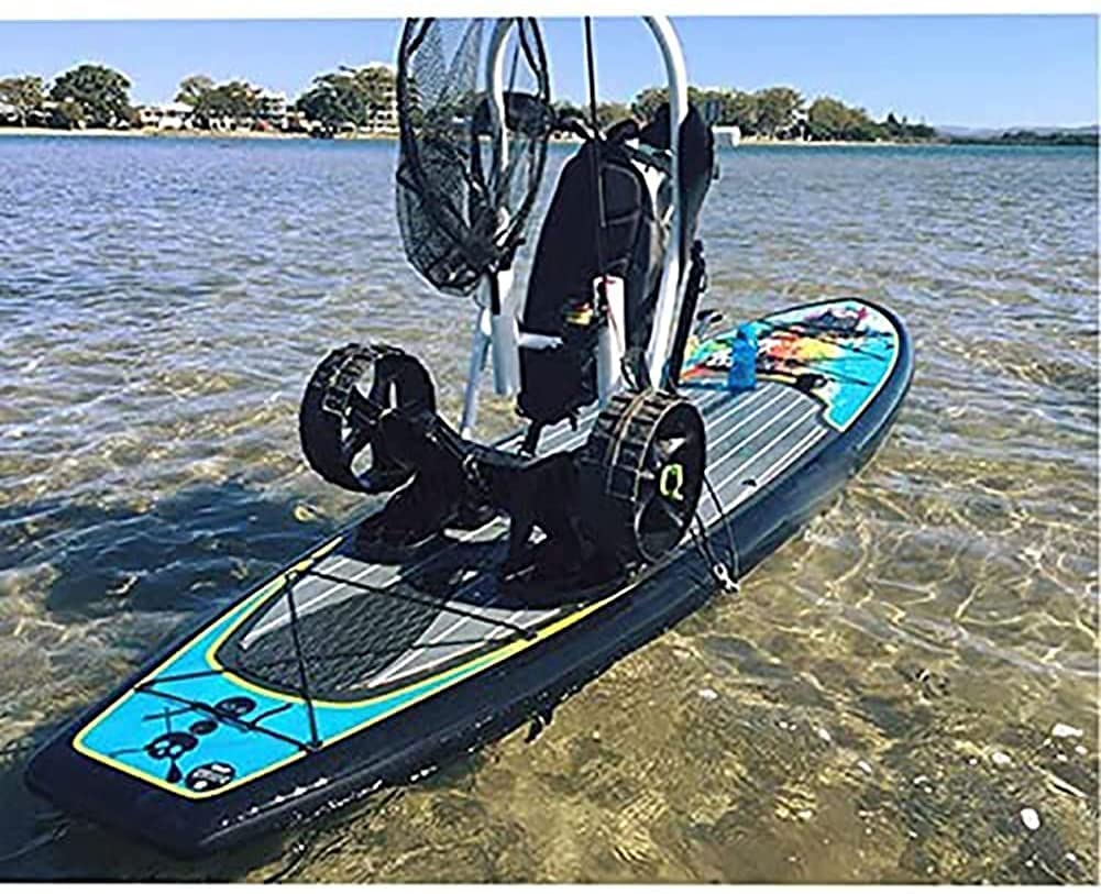 carrelli per kayak Carrello per canoa Kayak Carrello | Rimorchio in plastica per kayak, le ruote cingolate in gomma ad alta aderenza non sono perforanti | Perfetto per un kayak pesante, una canoa, u