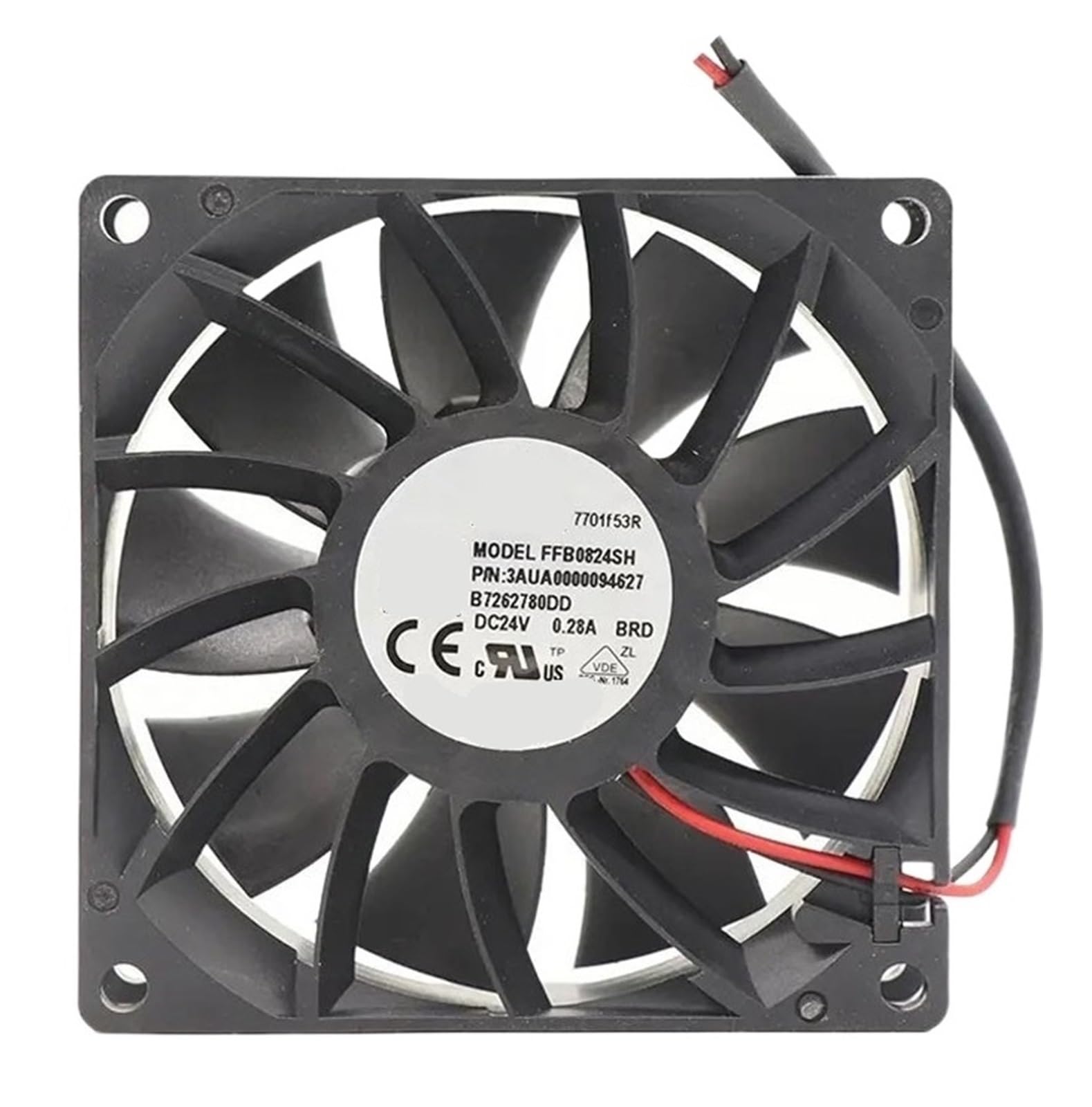 Ventilateur de Refroidissement FFB0824SH axial industriel 24V à haut rendement
