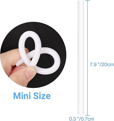 Miniatura 9 de ENPOINT Barras de pegamento caliente negras mini, 0.276 x 7.874 in de largo para manualidades, paquete de 36 barras de pegamento adhesivas de tela