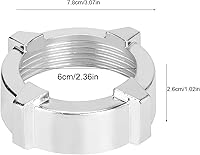 Vista 9 de Tuerca de repuesto para picadora de carne, amoladora de acero inoxidable, picadora de carne, picadora de nueces, accesorios de cocina