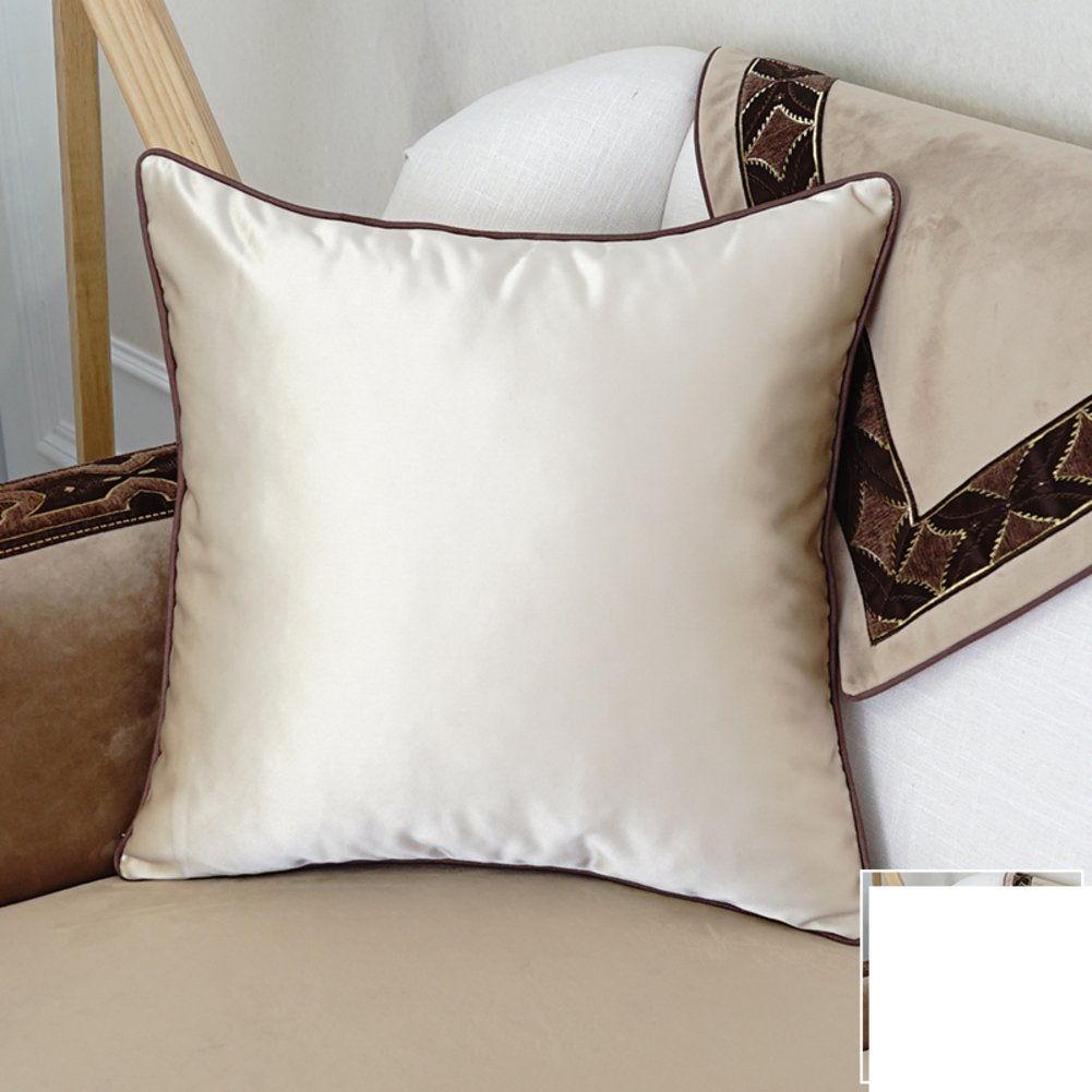 Coussin minimaliste 50x50cm en coton PP pour canapé et lit