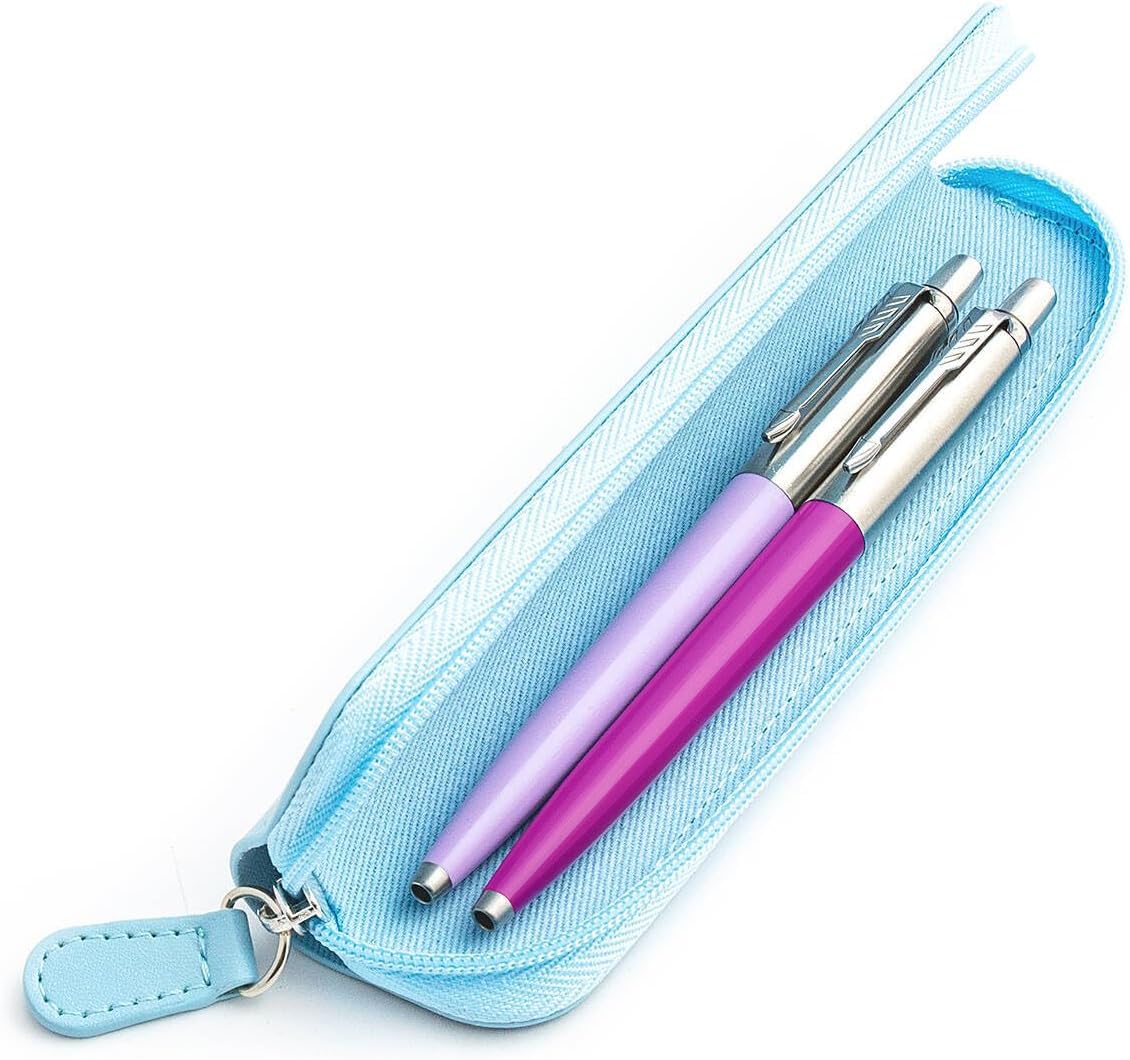 ParkerPARKER Jotter Originals Lilac and Amethyst Ballpoint Pen gift set with bright blue case