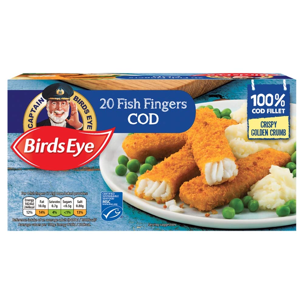 bird box fish fingers Birds Eye 20 Cod Fish Fingers, 560 g : Amazon.co.uk: Grocery