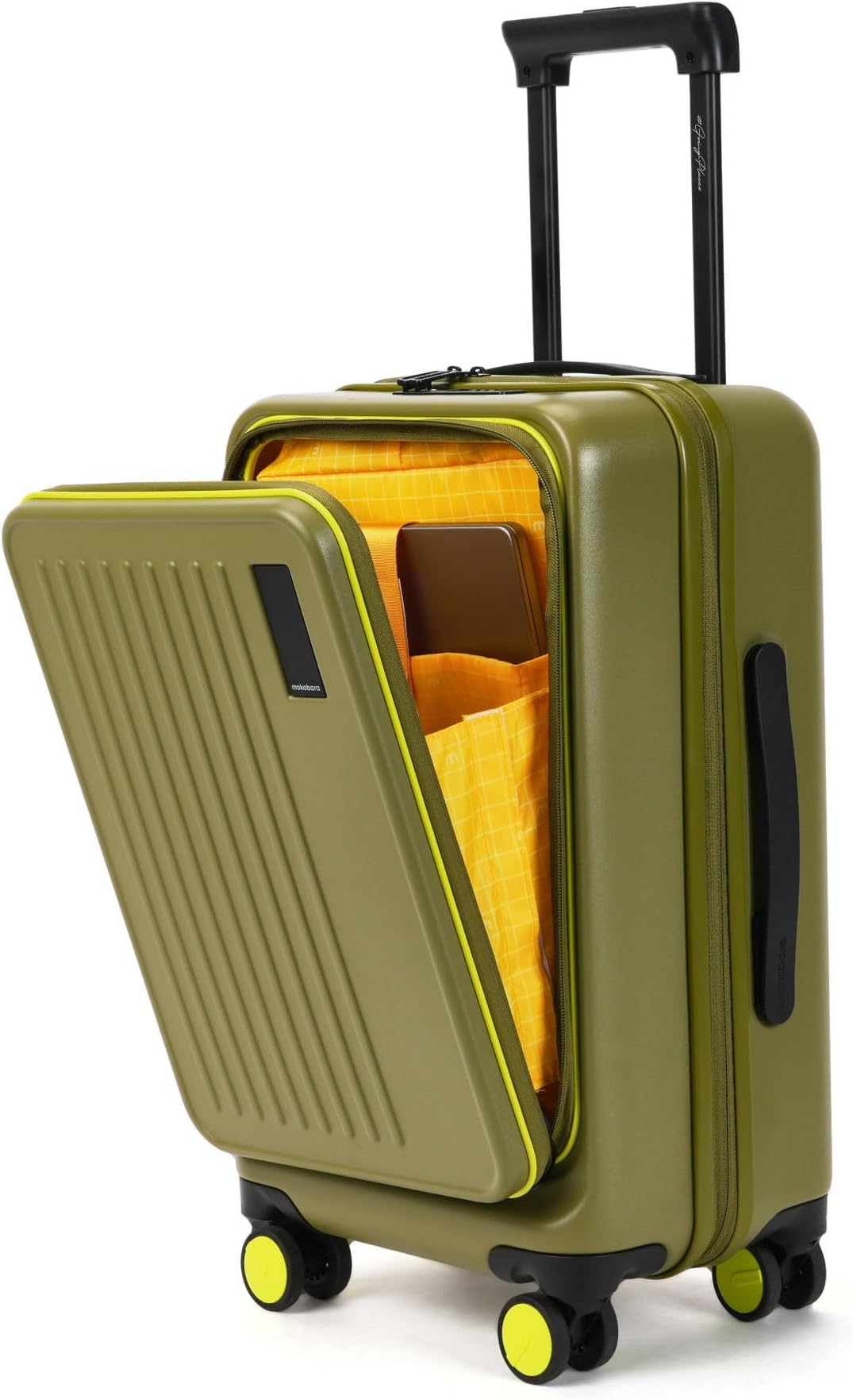 MOKOBARA The Transit Cabin Pro Luggage Small Cabin Size German Makrolon Poly-Carbonate Hard Sided 8 Hinomoto Wheels Suitcase for Travelling