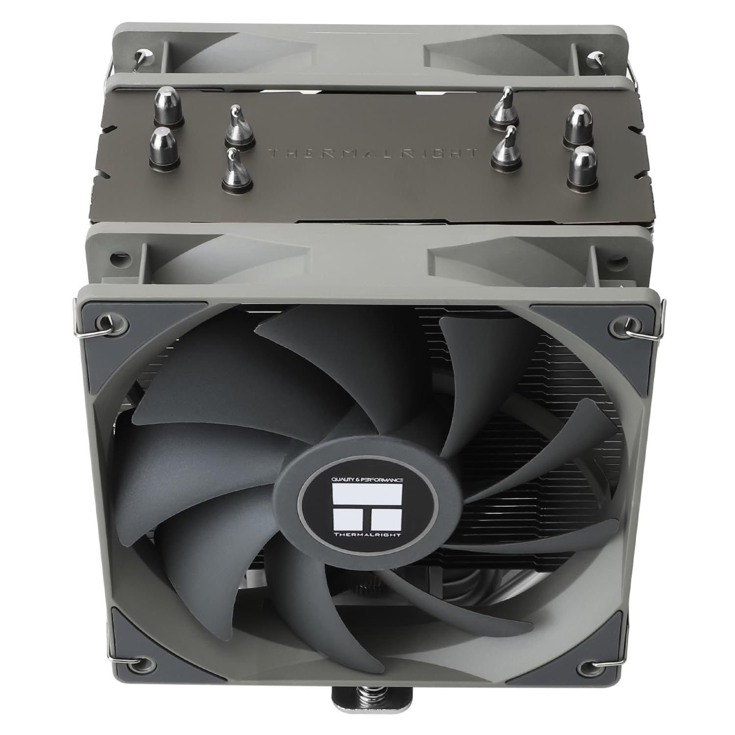 Thermalright Assassin Spirit 120 V2 Plus Refroidisseur d'air pour processeur, 4 caloducs, double PWM Quiet Fan pour AMD AM4 AM5/Intel 1700/1150/1151/1200(AS120 V2 Plus)