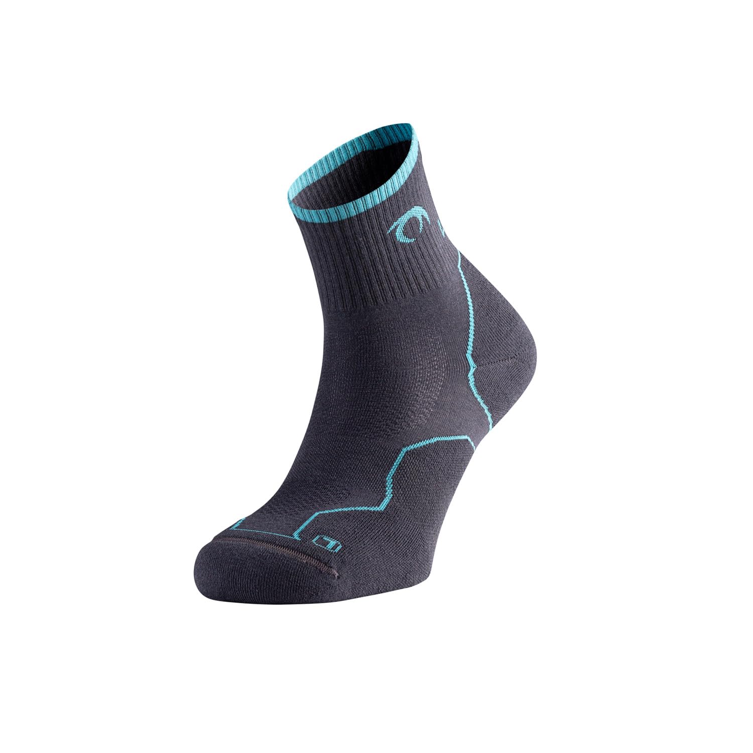 Lurbel Tierra Three, Calcetines anti-​ampollas, calcetines de senderismo, calcetín para caminar, sin costuras y transpirable, calcetines Unisex. (L (42-​44), Azul claro)