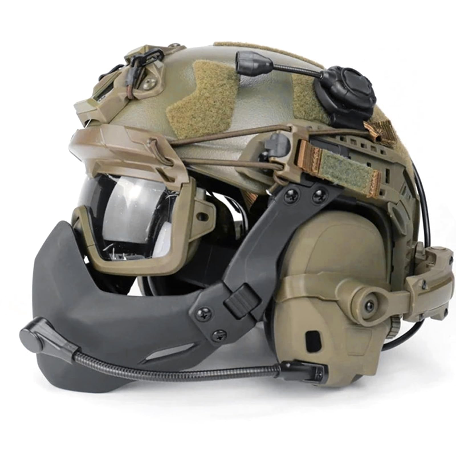 Casque tactique airsoft anti-buée pour éliminer la condensation et protéger le visage