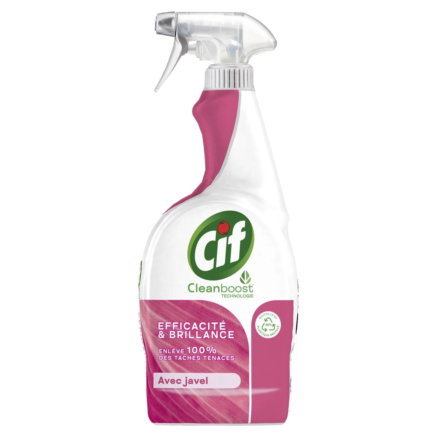 Nettoyant Ménager C I F Efficacité Brillance Avec Javel - Lot de 6 X 750 ML - Vendu Par Lot