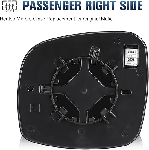 Miniatura 5 de Espejo calefactable del lado derecho del pasajero para Chrysler Town & Country 2008-2016 para Dodge Grand Caravan para RAM CV para 2009-2014 Routan