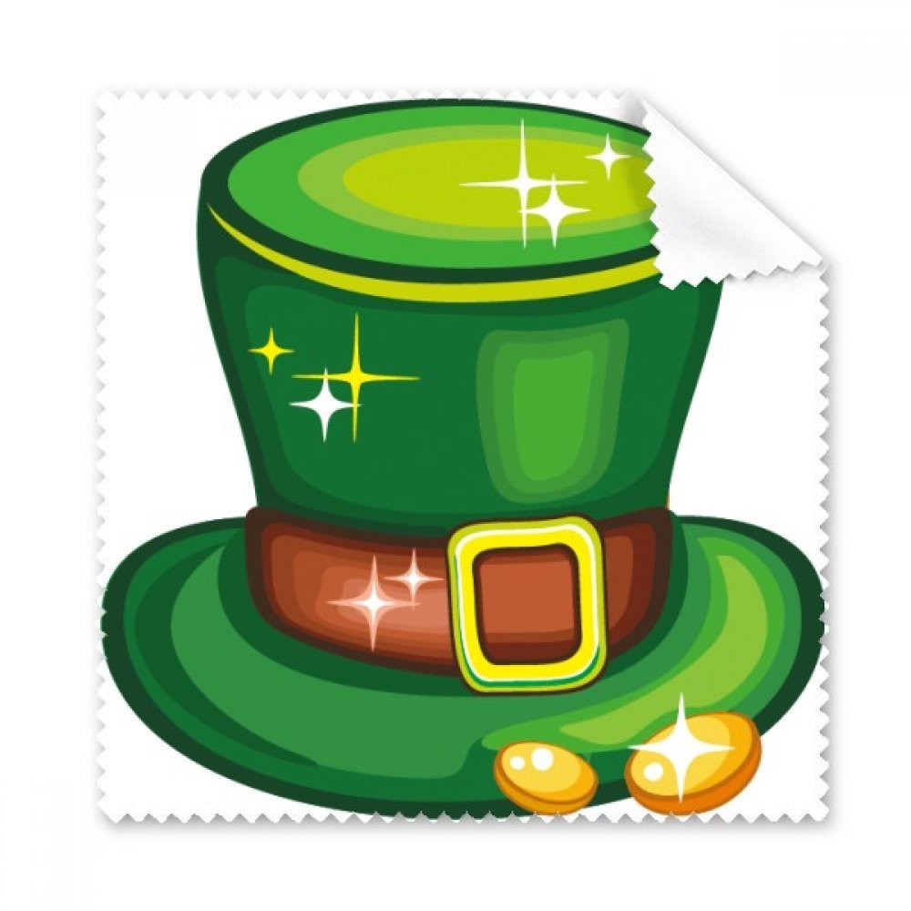 Shine Green Hat Ireland St.Patrick's Day Cleaning Cloth Phone Screen Glasses Cleaner 5pcs