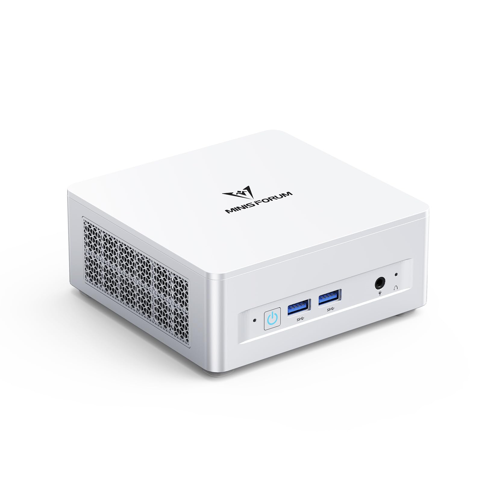 MINISFORUM Mini PC UM880 Plus con AMD Ryzen 7 8845HS (8C/16T, hasta 5,1 GHz),Mini computadora Radeon 780M, 32GB DDR5, 1TB PCIe4.0 SSD, OCuLink, 5 Puertos USB, Triple Pantalla con HDMI+DP+USB4, Wifi6e