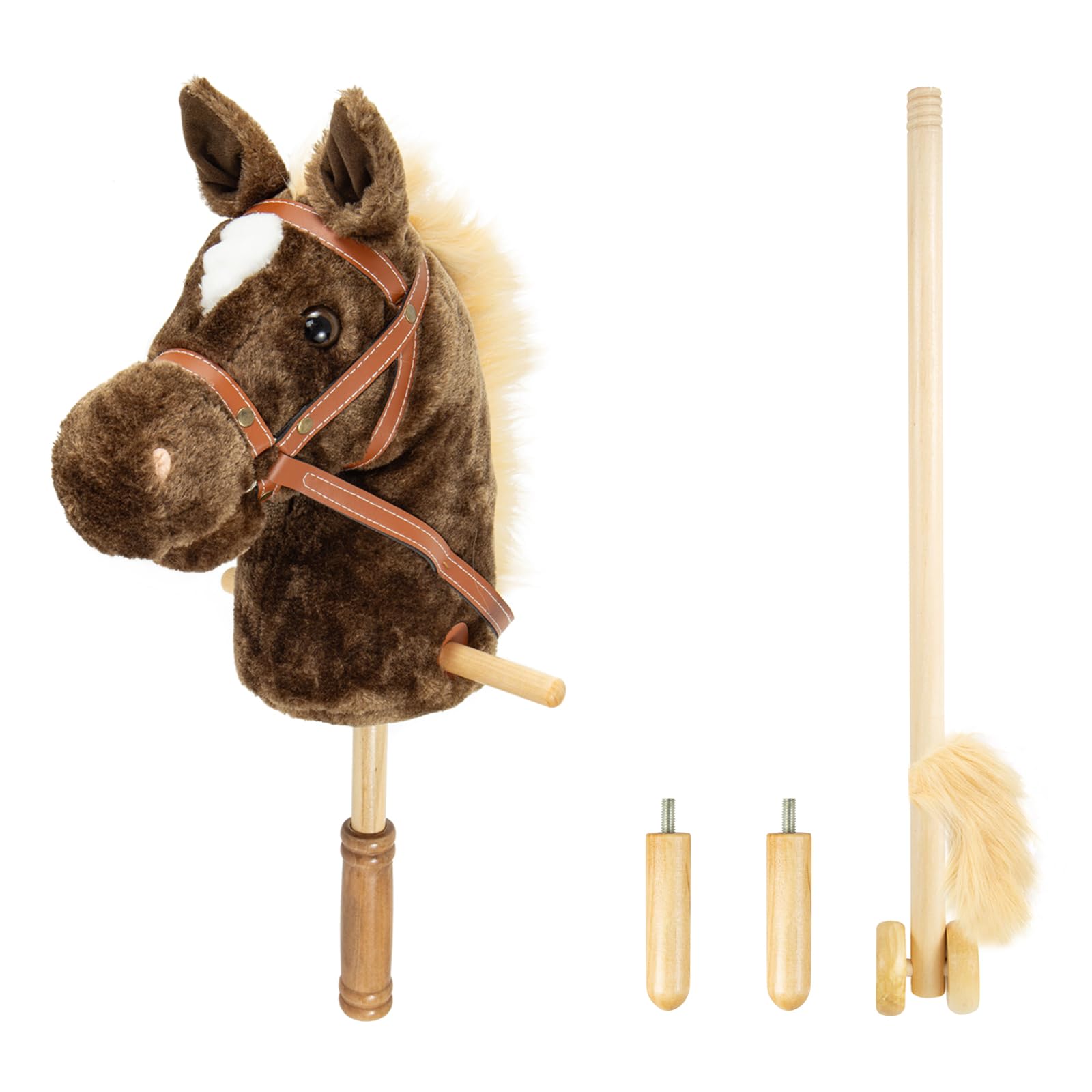 Morytale Stick Horse Toy Plush Stick Horse Toy For Kids 39