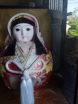 【まとめ売り③】　姫だるま　ヴィンテージ　レトロ　伝統工芸品　民芸品 時代物 姫だるま 錦だるま 愛媛 松山 伝統工芸品 2体セット