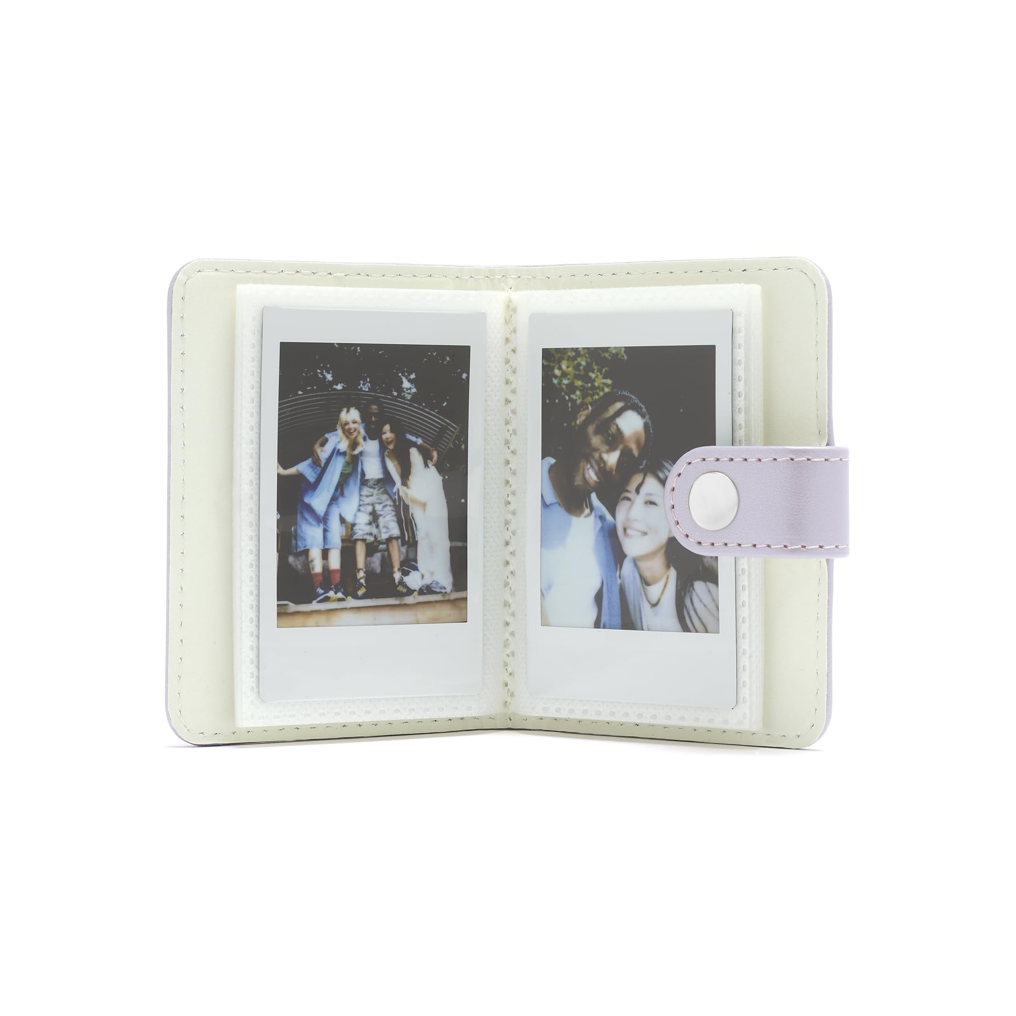 Zestaw akcesoriów do aparatu natychmiastowego instax mini 13 zawierający gotowe do użycia etui na aparat, mini album i klipsy do zdjęć, kolor Dreamy Purple