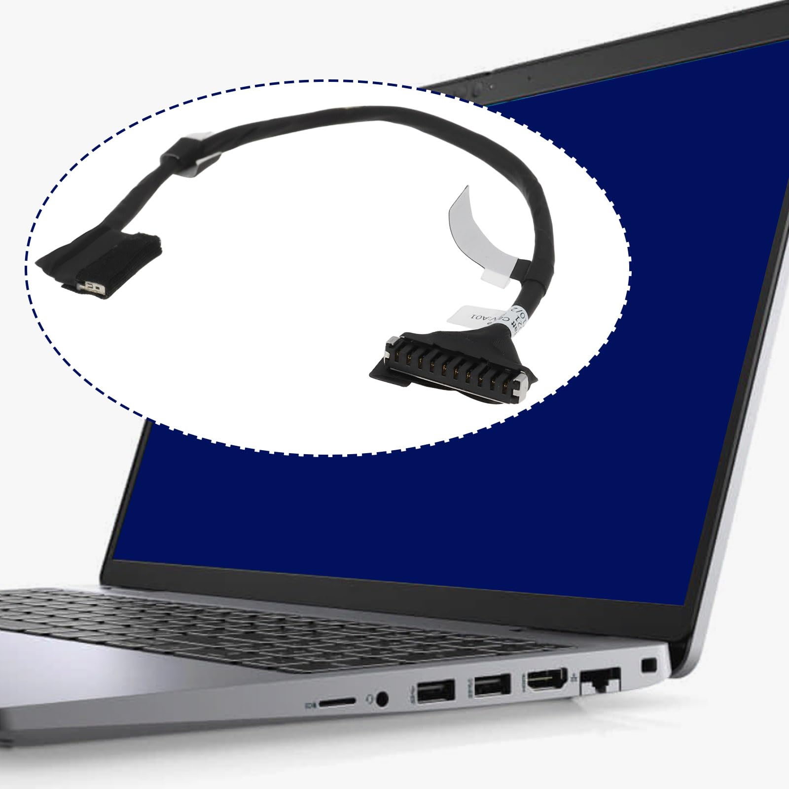 OTOTEC 2 x kabel baterii do laptopa C2NNY 0C2NNY kompatybilny z Dell Latitude 5520 5521