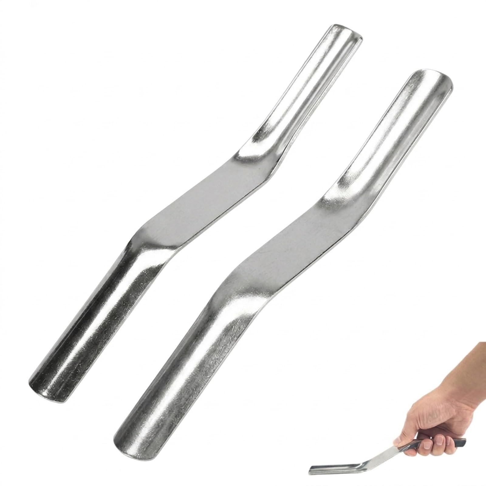 GIONAR 2 PCS Double Ended Brick Jointer 1/2"x5/8" Pointing Tool for Patio Slabs, Jointer Bricklaying, Brick Pointing Tools, Marshalltown Jointer Style
