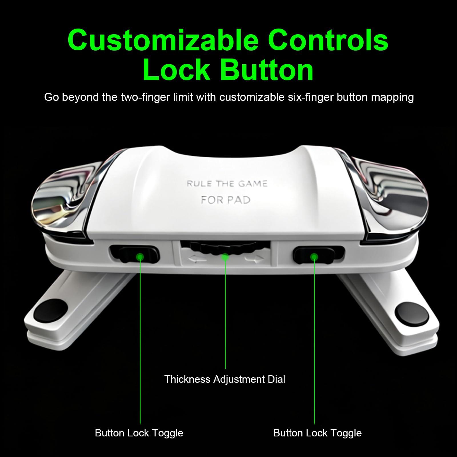 5 Stück Mobil-Spiel-Controller Gamepad Für Alle Handys und Tablets, Rutschfester Mini-Gaming-Handle, Leicht, Verstellbar