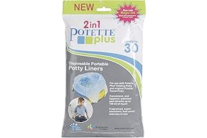 Potette Plus Potty Seat Liners: Essential Travel Accessory for Mess-Free Potty Training