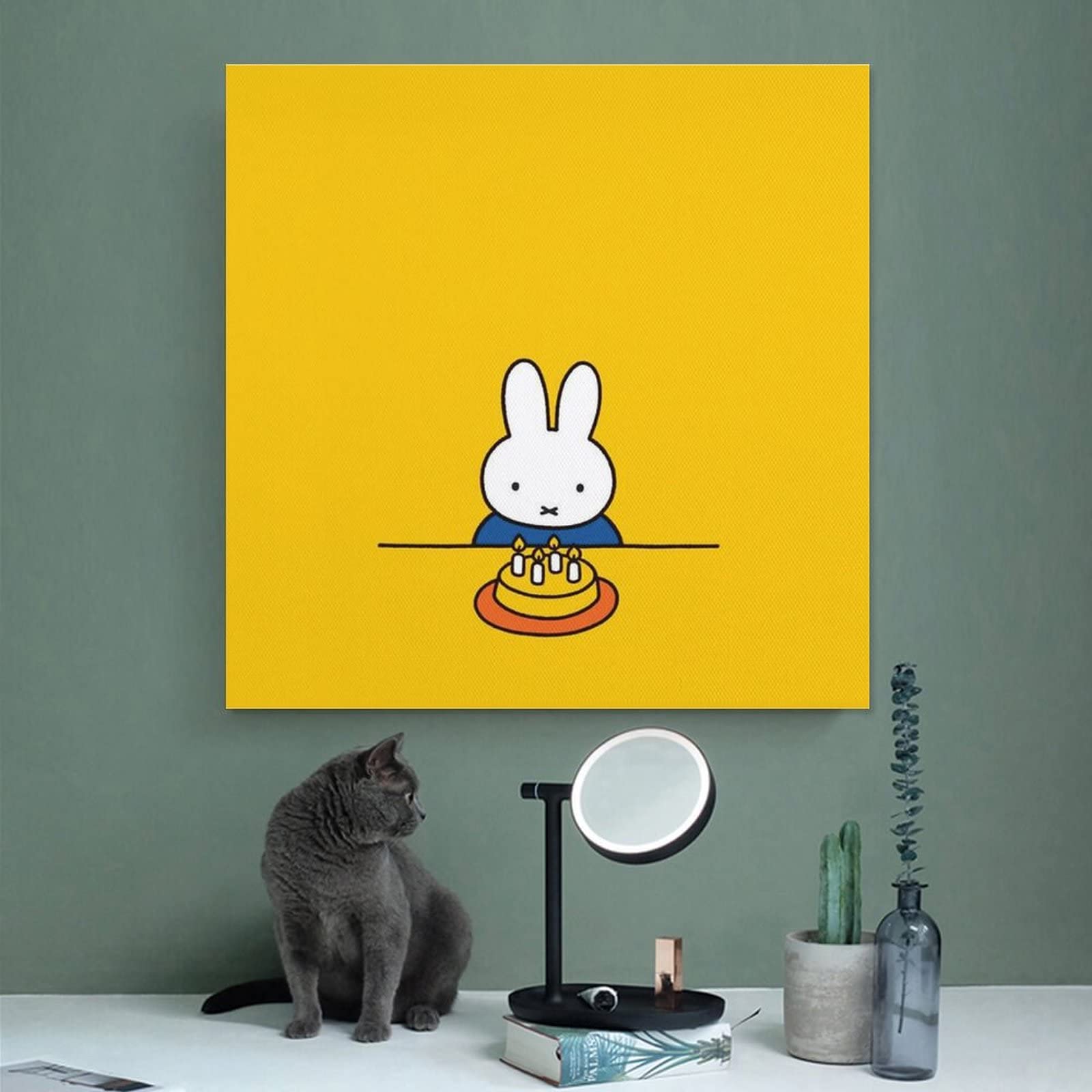 ミッフィー　絵画　ポスター Amazon.co.jp: Miffy ミッフィー1 ポスター アートパネル アート