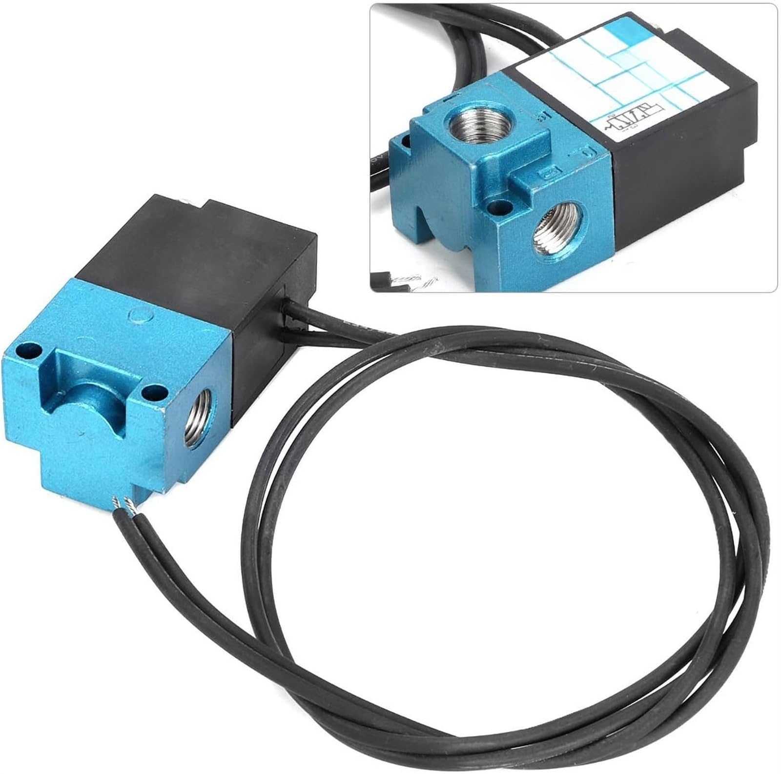 THE WHITE SHOP 3 Port Electronic Turbo Boost Control Solenoid Valve For Subaru With Silicone Vacuum Line