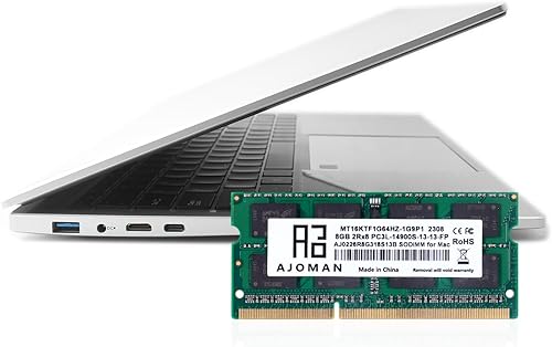 Miniatura 3 de AJOMAN 8GBx2 DDR3L 1866 SODIMM PC3L-14900S Laptop RAM 1.35V sin ECC sin búfer 204Pin Notebook Memory SDRAM (16GB Kit2)