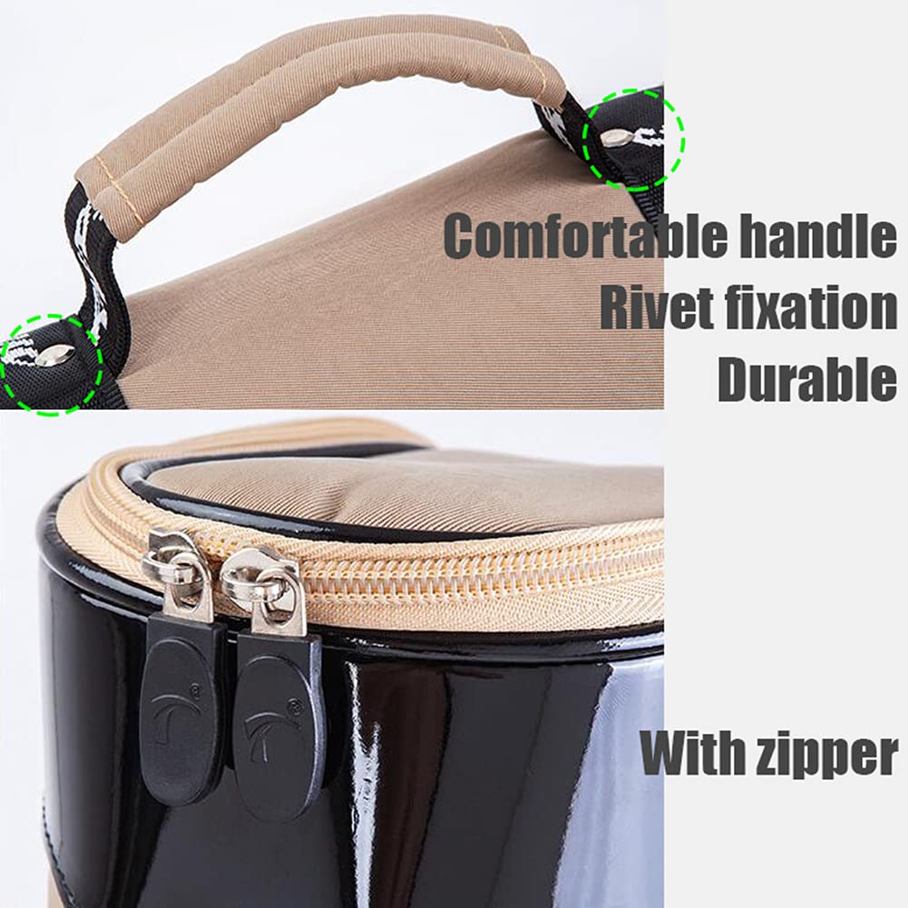 Leichte Pistolbag Golfwagen-Tasche mit Riemen, Pencil Practice Case-Tragetasche Sonntags-Tasche für 6-7 Schläger (weiß, Khaki, schwarz)