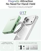Cititor de carduri magnetic și carcasă M.2 SSD ORICO 5 în 1 pentru iPhone 15 16 17 Pro, TF, SD 3.0, NVMe 2230 2242, negru, fără SSD, USB 3.2 10Gbps, PD 100W 7