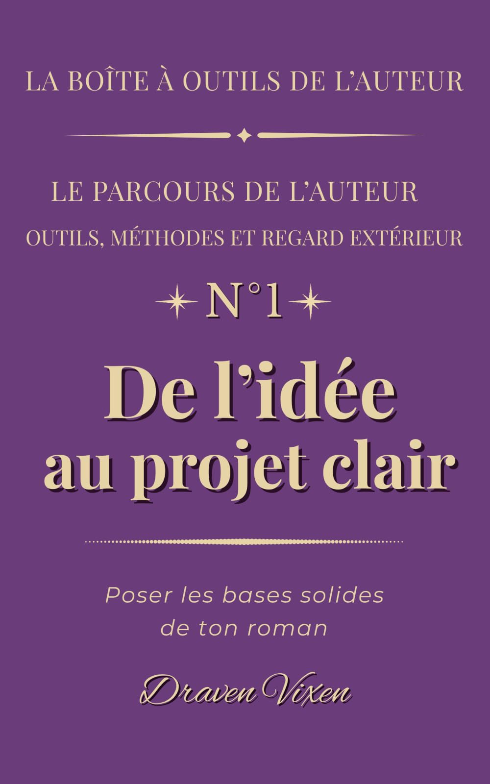 Fascicule n° 1 - De l'idée au projet clair: Poser les bases solides de ton roman (La boîte à outils de l'auteur)