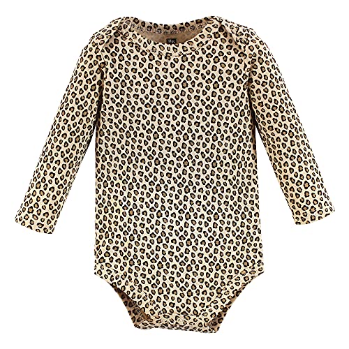 Image of Hudson Baby baby-boys Cotton Long-sleeve Bodysuits 5-pack