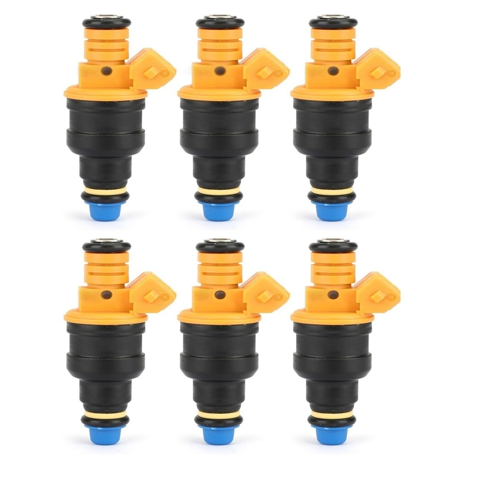 6 Pièces Pour BMW 535 635CSI 735 L6 L7 Injecteur De Carburant 0280150714 Connecteurs Pompes à inje carburant