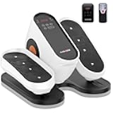 Under Desk Elliptical Machine, Electric Elliptical While Sitting for Seniors with 10 Adjustable,Pedal Exerciser,Exercise Equipment for Home (White)