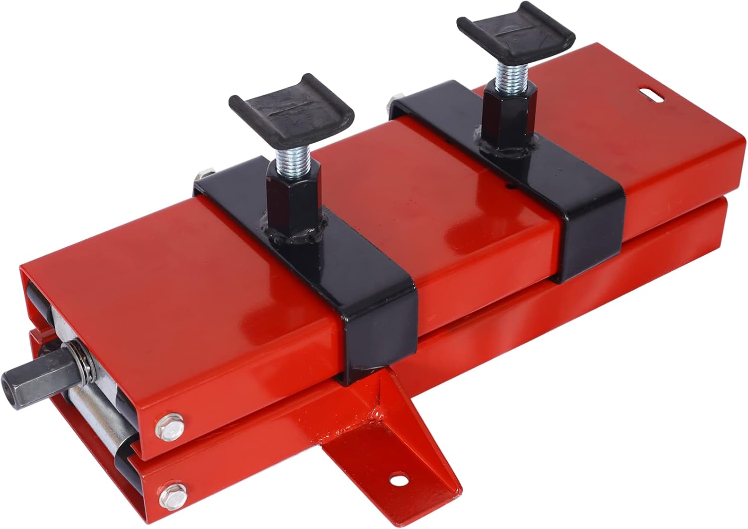 Motorcycle Lift, 1100 LBS Motorcycle Center Scissor Lift Jack, Steel Motorcycle Jack Hoist Stand for Most Motorcycle Models Including Cruisers,Trikes,Can Am Spyders,ATVs,UTVs,Dirt Bikes,Snowmobiles