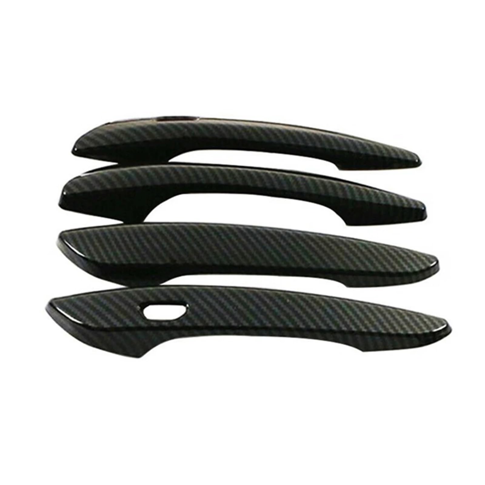 Cxxxef One Color Door Handle Cover Caps 4Pcs Carbon Fiber Car Exterior Side Door Handle Frame Cover Trim For Mazda For Cx-30 For Cx30 2020 2021