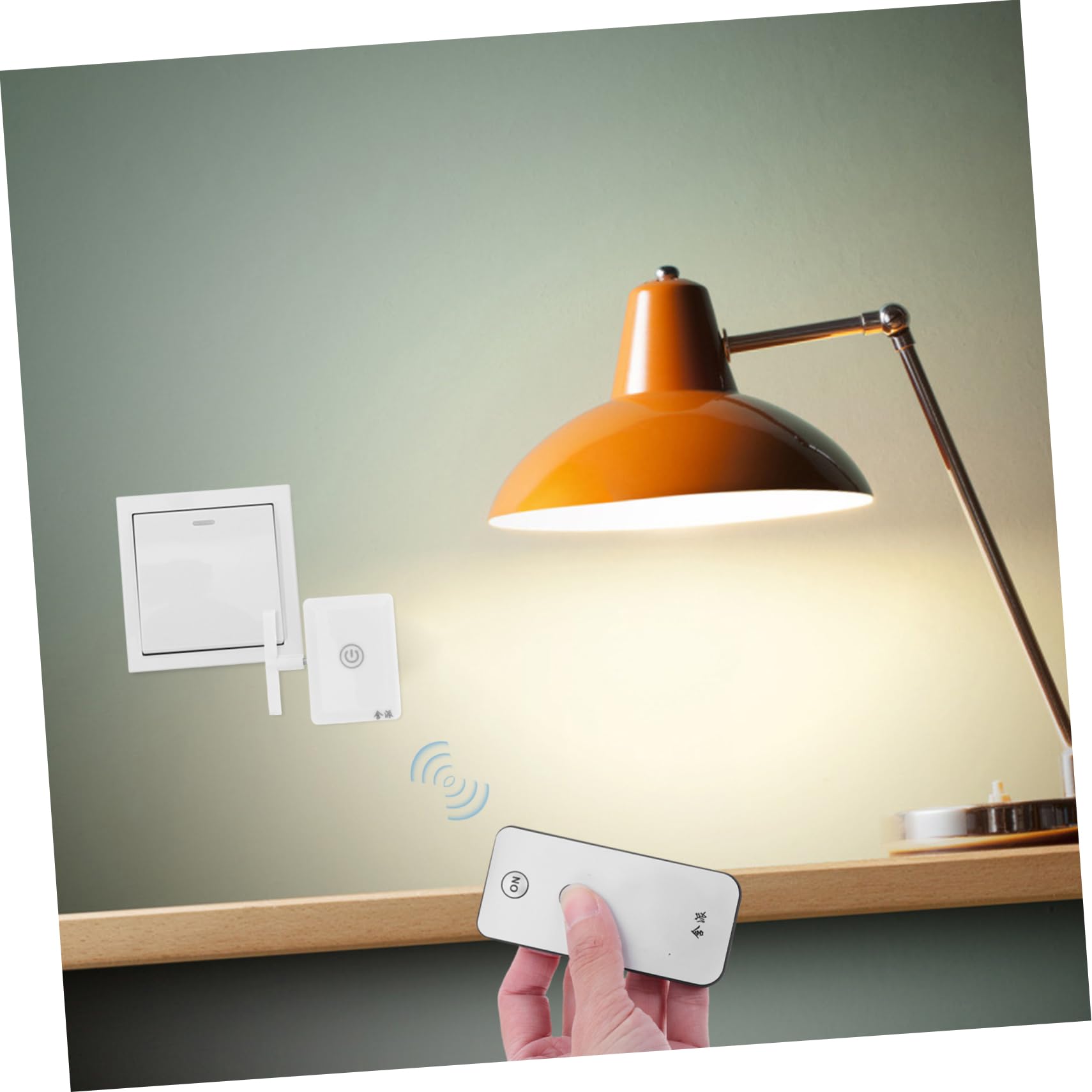 TEHAUX 2 Juegos De Robot De Apagado De Luz Para Lámparas Pulsador De Botón De Para Interruptor Controlador Inalámbrico De Electrodomésticos Para