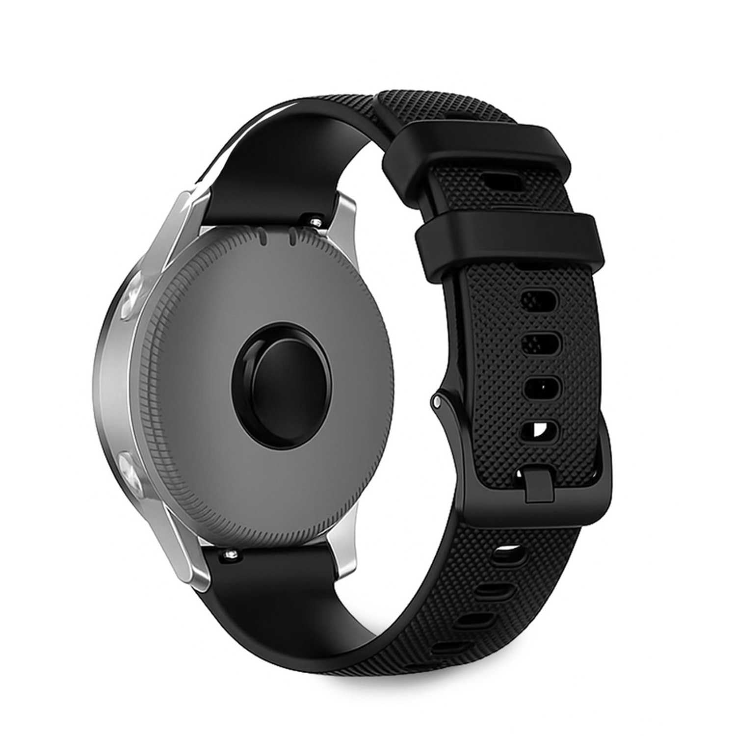 OcioDual Silikonowy pasek do zegarka, szybkie uwalnianie, kompatybilny z uniwersalnymi modelami 20mm-22mm-18mm, unisex
