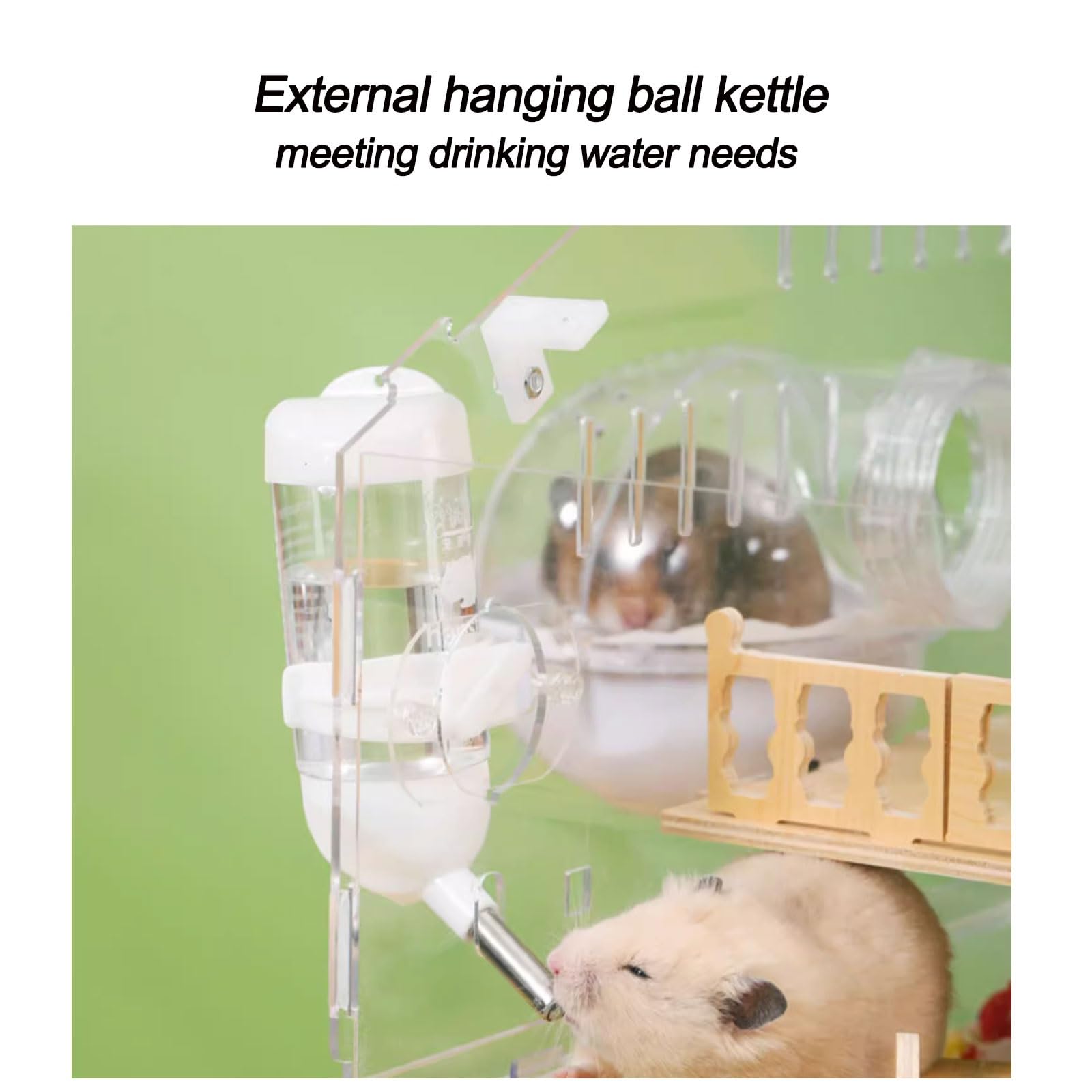 Amazon.co.jp: ハムスター ケージ 大きい 二層空間 マルチカラー