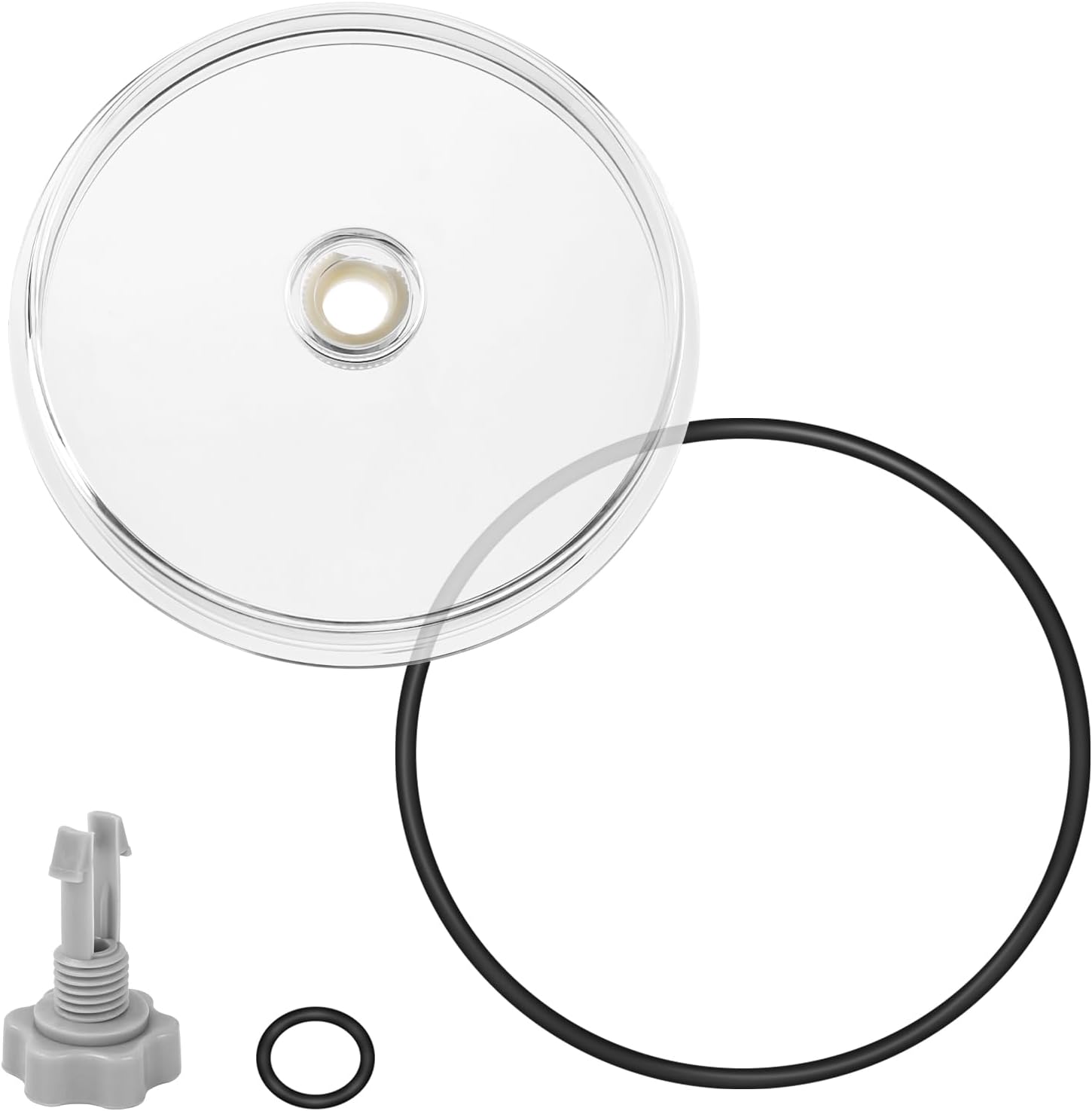 Sand Filter Pump Leaf Trap Cover Lid with O-Rings and Valve,11480 Pool Pump Cover Lid for Intex Sand Filter Pumps SF60110, SF70110, 26335EH, 26339EH, 26365EH, 26367EH, 28647EG, 28651EG, 28675EG